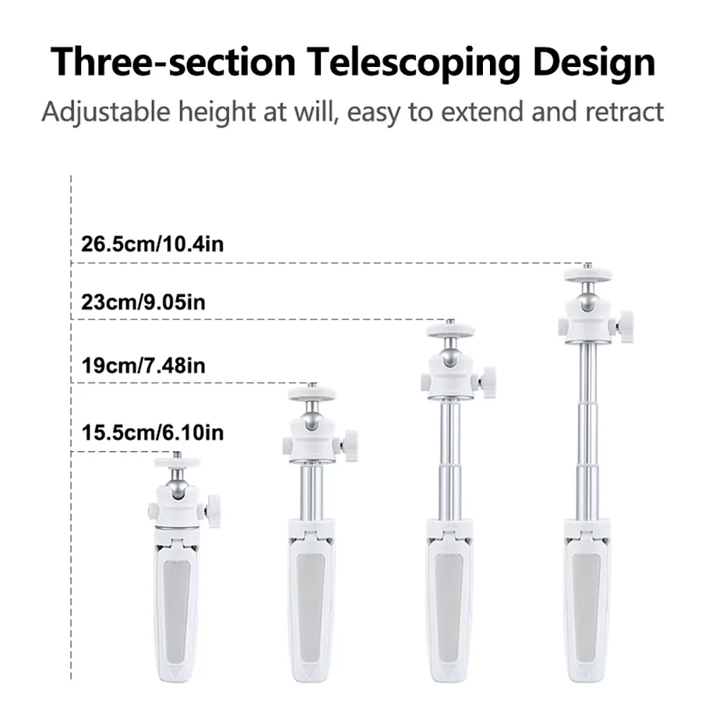 Micro SLR Camera Extend Gopro Vlog Tripod Mini 360 Rotating Portable Tripod for Gopro Hero 12 Mobile Phone DJI Action Insta360X3