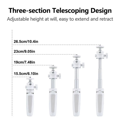 Micro SLR Camera Extend Gopro Vlog Tripod Mini 360 Rotating Portable Tripod for Gopro Hero 12 Mobile Phone DJI Action Insta360X3