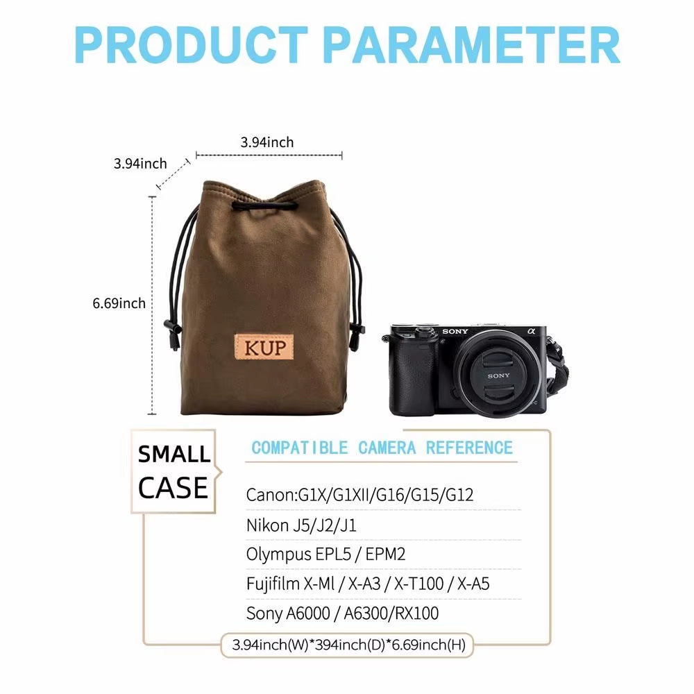 Photography Backpack Dslr Camera Bag Canon Universal Drawstring Bag Hand Held Camer Bag for Accessories Bag for Camera Case