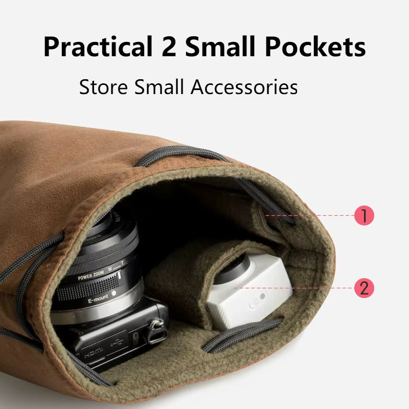 Photography Backpack Dslr Camera Bag Canon Universal Drawstring Bag Hand Held Camer Bag for Accessories Bag for Camera Case