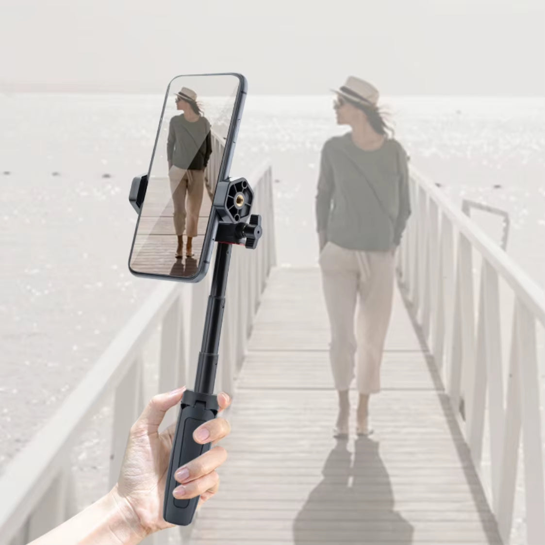 Micro SLR Camera Extend Gopro Vlog Tripod Mini 360 Rotating Portable Tripod for Gopro Hero 12 Mobile Phone DJI Action Insta360X3