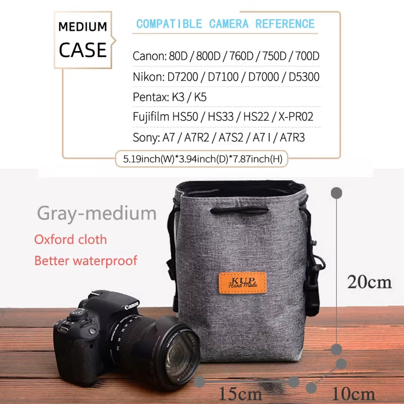 Photography Backpack Dslr Camera Bag Canon Universal Drawstring Bag Hand Held Camer Bag for Accessories Bag for Camera Case