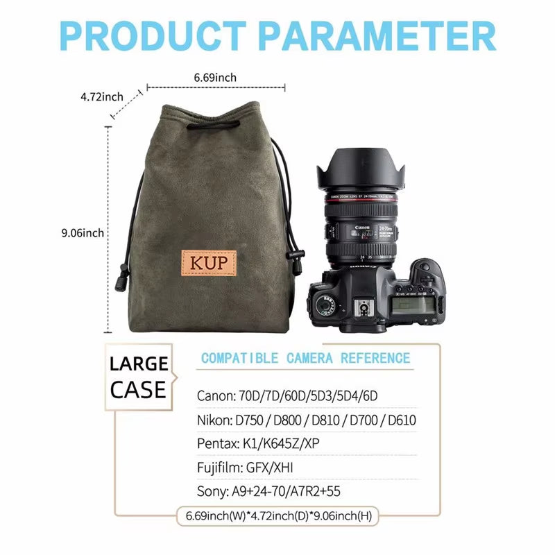 Photography Backpack Dslr Camera Bag Canon Universal Drawstring Bag Hand Held Camer Bag for Accessories Bag for Camera Case