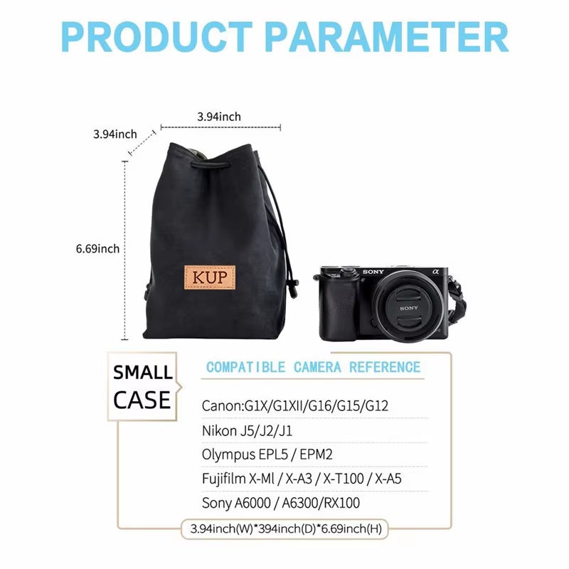 Photography Backpack Dslr Camera Bag Canon Universal Drawstring Bag Hand Held Camer Bag for Accessories Bag for Camera Case