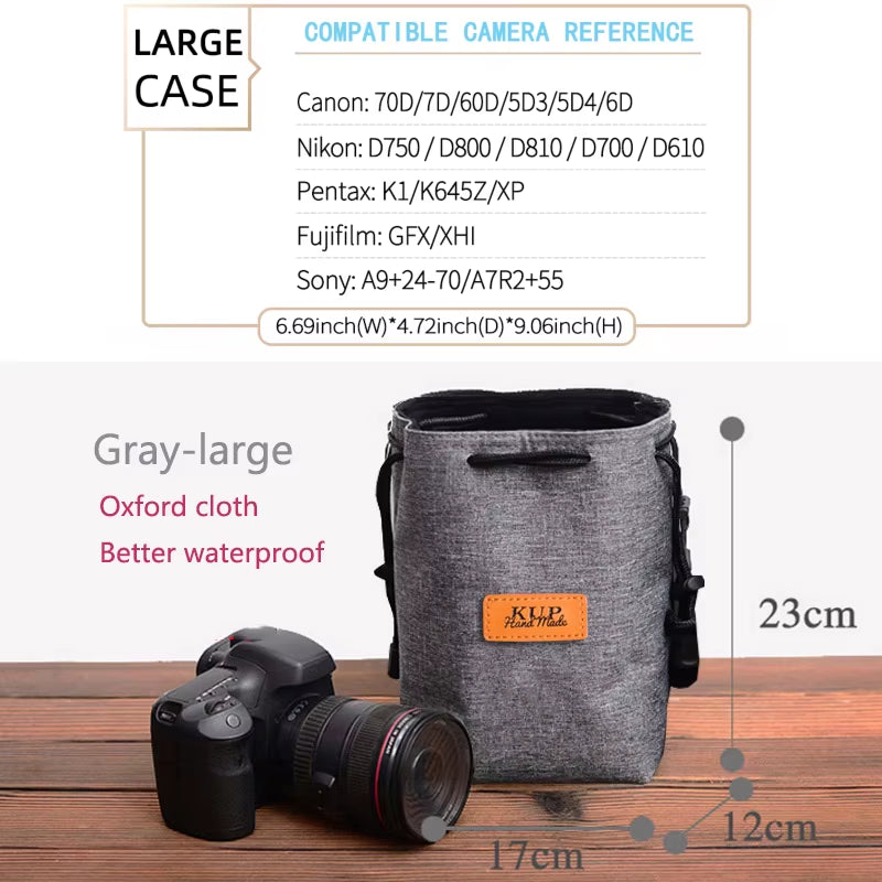 Photography Backpack Dslr Camera Bag Canon Universal Drawstring Bag Hand Held Camer Bag for Accessories Bag for Camera Case