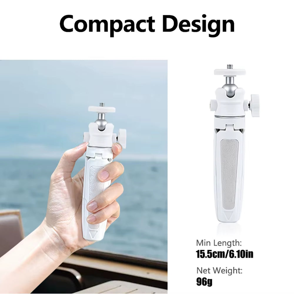 Micro SLR Camera Extend Gopro Vlog Tripod Mini 360 Rotating Portable Tripod for Gopro Hero 12 Mobile Phone DJI Action Insta360X3