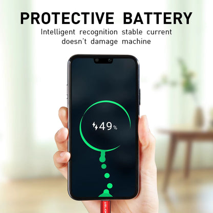 3A Micro USB Cable Fast Charging for Samsung Xiaomi Huawei Realme OPPO Android Mobile Phone USB Data Wire Cord 0.5/1/2/3M