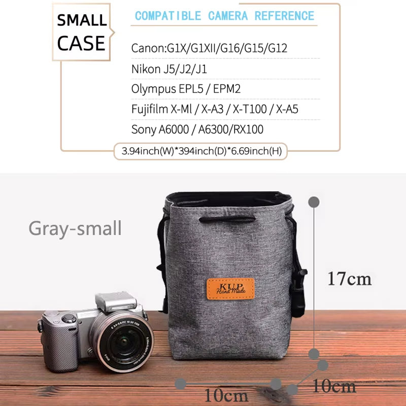 Photography Backpack Dslr Camera Bag Canon Universal Drawstring Bag Hand Held Camer Bag for Accessories Bag for Camera Case