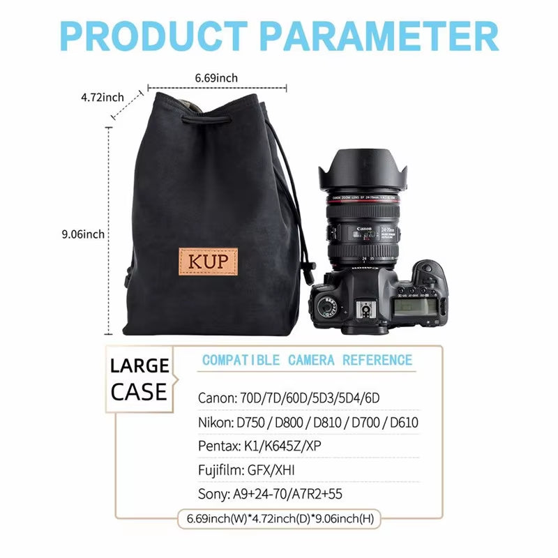 Photography Backpack Dslr Camera Bag Canon Universal Drawstring Bag Hand Held Camer Bag for Accessories Bag for Camera Case