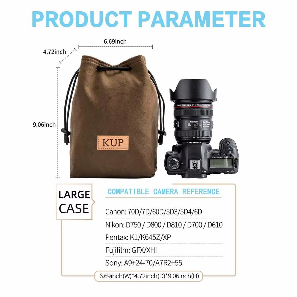 Photography Backpack Dslr Camera Bag Canon Universal Drawstring Bag Hand Held Camer Bag for Accessories Bag for Camera Case